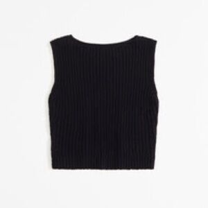 BLACK FRIDAY DEAL: Abercrombie & Fitch Black Ribbed Sweater